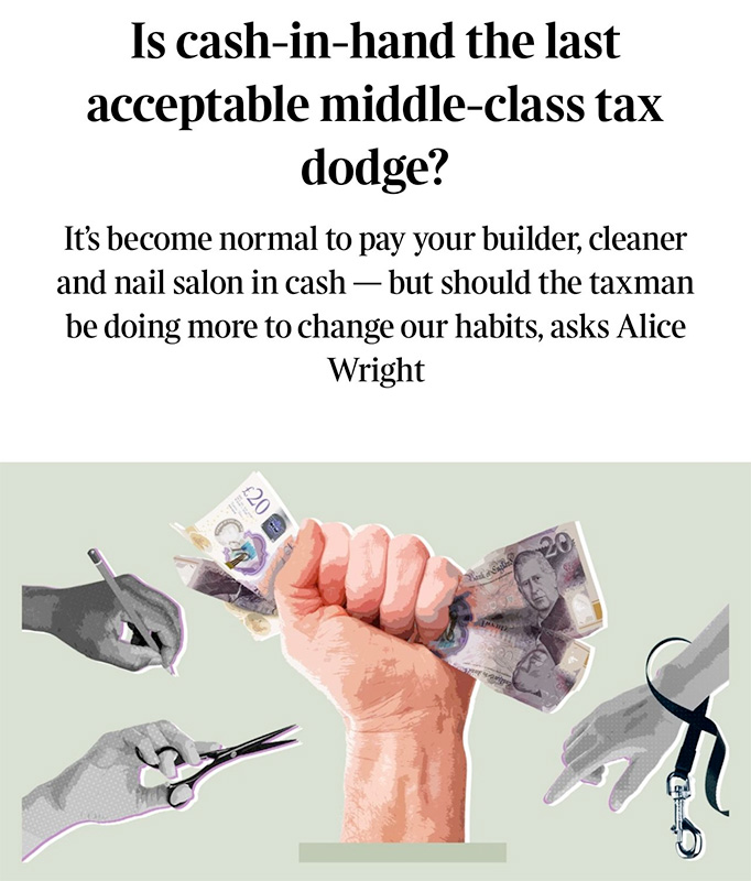 Is Cash the last Middle Class Tax Dodge