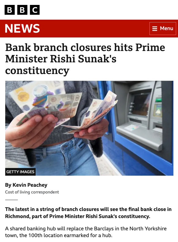 Banks Close Branches, Remove ATMs - And Try To Foist “Cashless” On The British Public! - Image 1