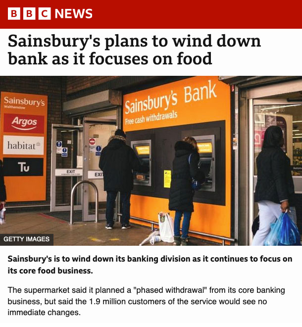 Sainsbury’s Bank Gives the Public Choice - Image 1