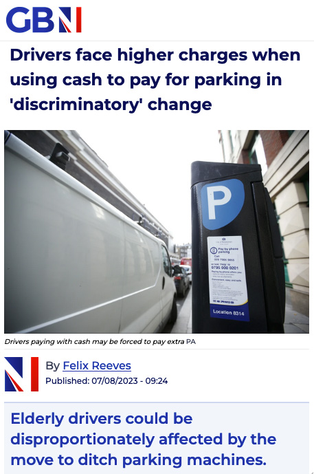 How Dare Car Parks Charge Cash Users More for Parking?! - Click here to view this entry