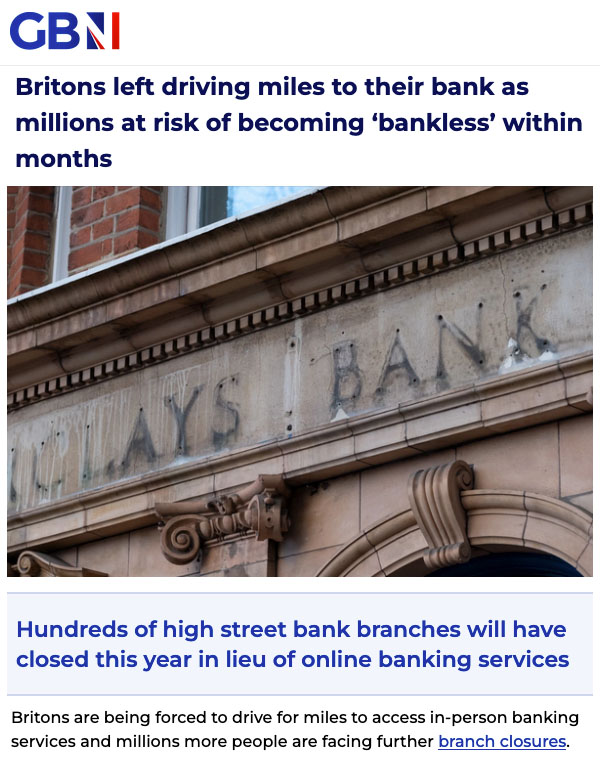 Bank Customers Forced to Travel MILES to Their Nearest Branch! - Image 1