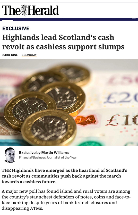 “Cashless”? Revolting In The Scottish Highlands - And ANYWHERE Else!
