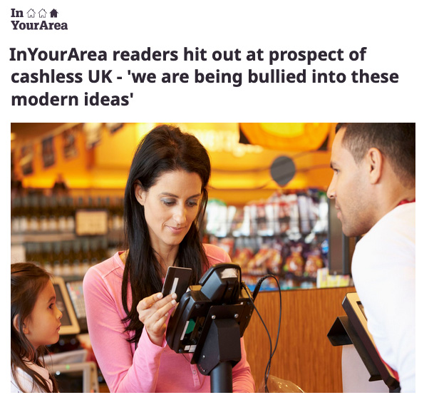 In Your Area - We are being bullied into these modern ideas - Click here to view this entry