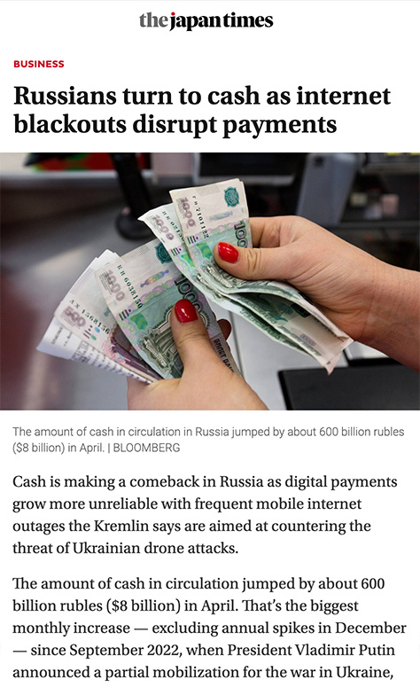 Putin Has Russians Rushing To Return To Rubles!