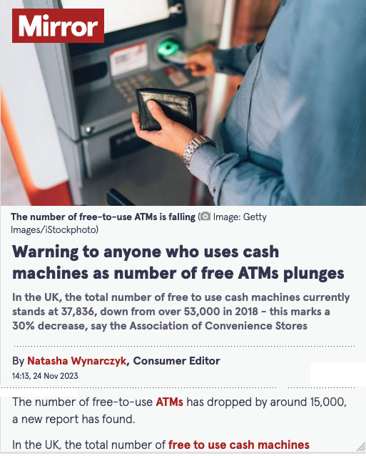 UK Set To Lose 75% Of Free ATMs By 2027? - Image 1