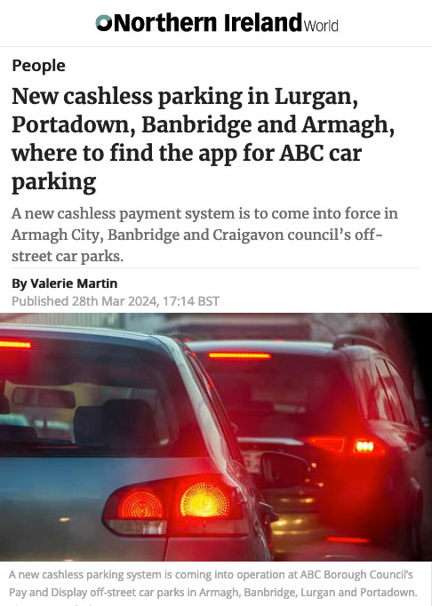 Out of Touch Mayor Allows Lurgan to Lurch Towards “Cashless”! - Click here to view this entry