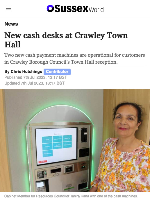 Councils Must Take Cash Seriously - Click here to view this entry