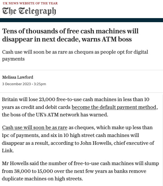 There are too FEW ATMs in the UK, NOT too MANY! - Image 1