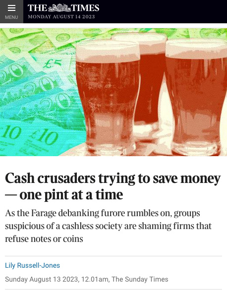 Payment Choice Alliance Drags British Pubs Back from the Brink of “Cashless”! - Image 1